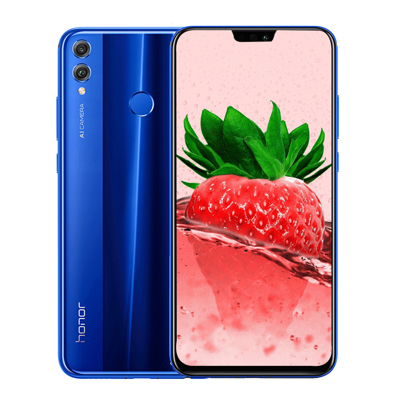 华为荣耀honor荣耀8x全网通版6gb64gb魅海蓝色移动联通电信4g全面屏