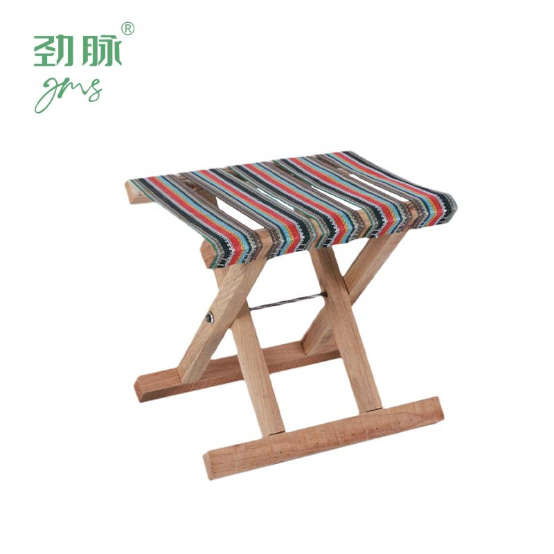劲脉 折叠槐木马扎 23.5*27.5*26CM 把高清大图