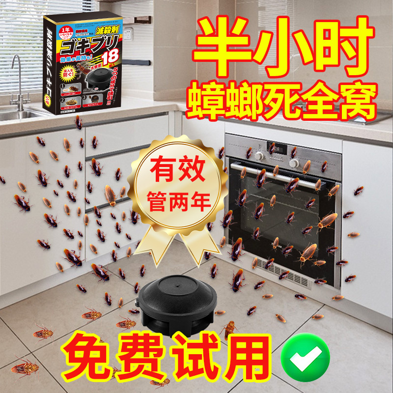 灭杀蟑螂药家用正品全窝端非无毒屋胶饵厨房强力灭除小强神器2014