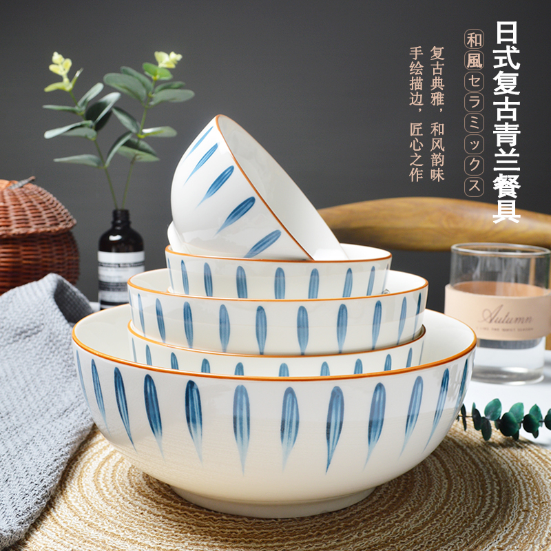 日式创意陶瓷盘子菜盘碗碟套装烘焙精灵家用碗筷餐具西餐牛排盘汤饭碗小碗 23件套方款