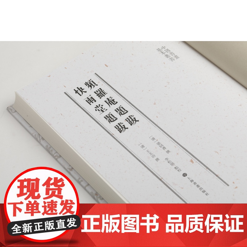 中国书画基本丛书 频罗庵题跋快雨堂题跋 上海书画出版社 艺术理论高清大图