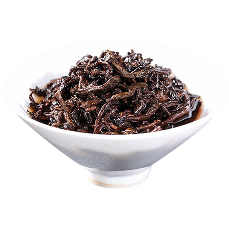 芸茗新品普洱茶 普洱熟茶 弯弓 圆饼 茶饼 357g