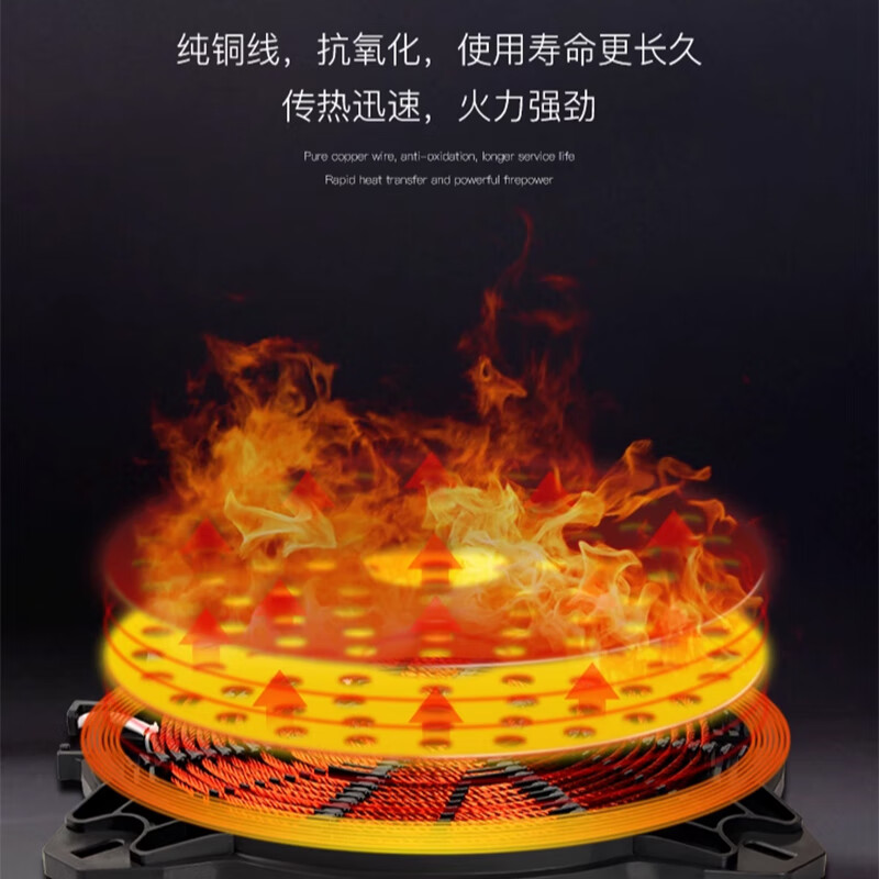 史蒂芬(stevison)5000W*2 /220V 双凹台式电灶(配2个炒锅)865*520*190mm 旋钮/按键S高清大图