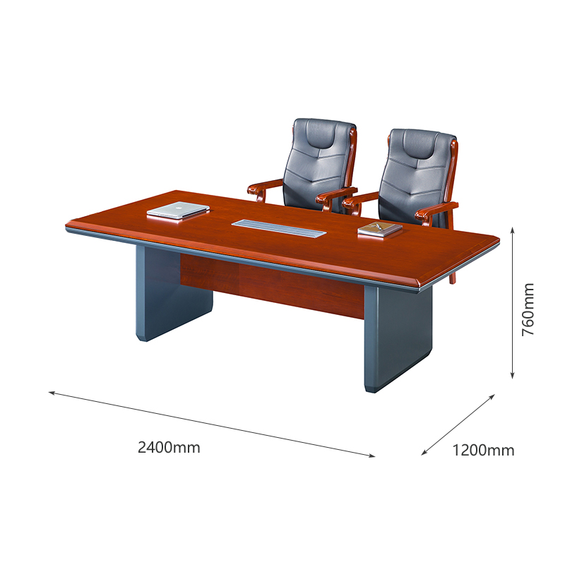 臻远 ZY051363办公家具会议桌接待洽谈桌会议台桌 2.4米高清大图