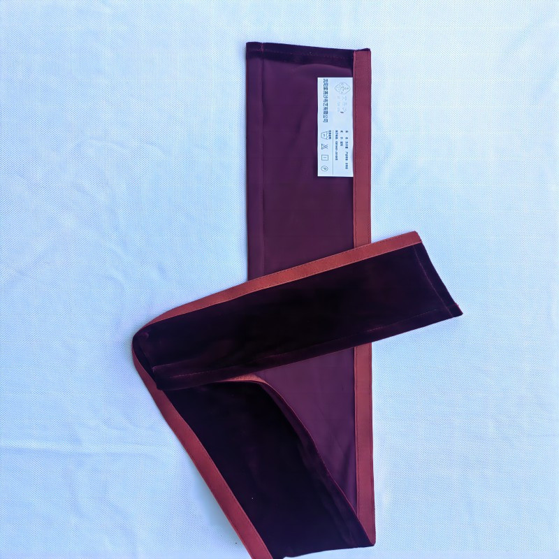 紫燕沙 扶手套 140×1620mm 玫红色金丝绒扶手套 个高清大图