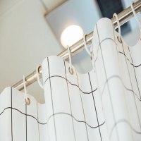 趣涉家居 卫生间浴帘布免打孔浴帘套装浴室浴帘加厚隔断浴帘挂帘子生活日用浴帘拉帘浴室用品浴帘居家用品