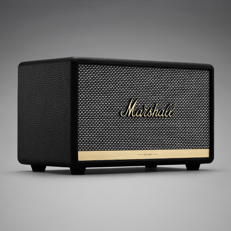 马歇尔(Marshall)ACTON II BLUETOOTH音箱2代无线蓝牙家用重低音音响 黑色 国行正品