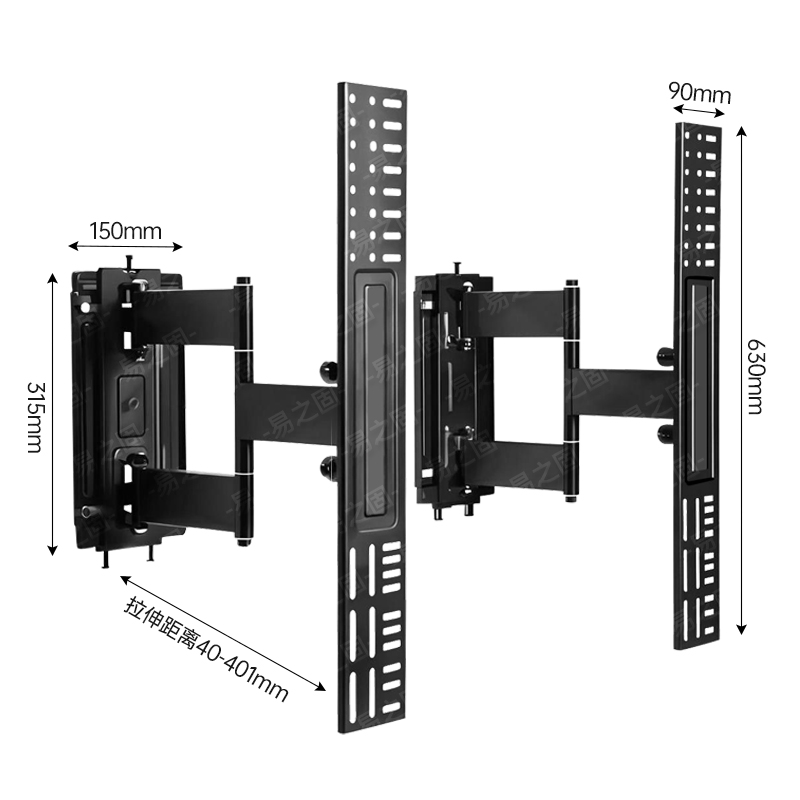 易之固 电视机挂架适用于65-100英寸 100F-BZ高清大图