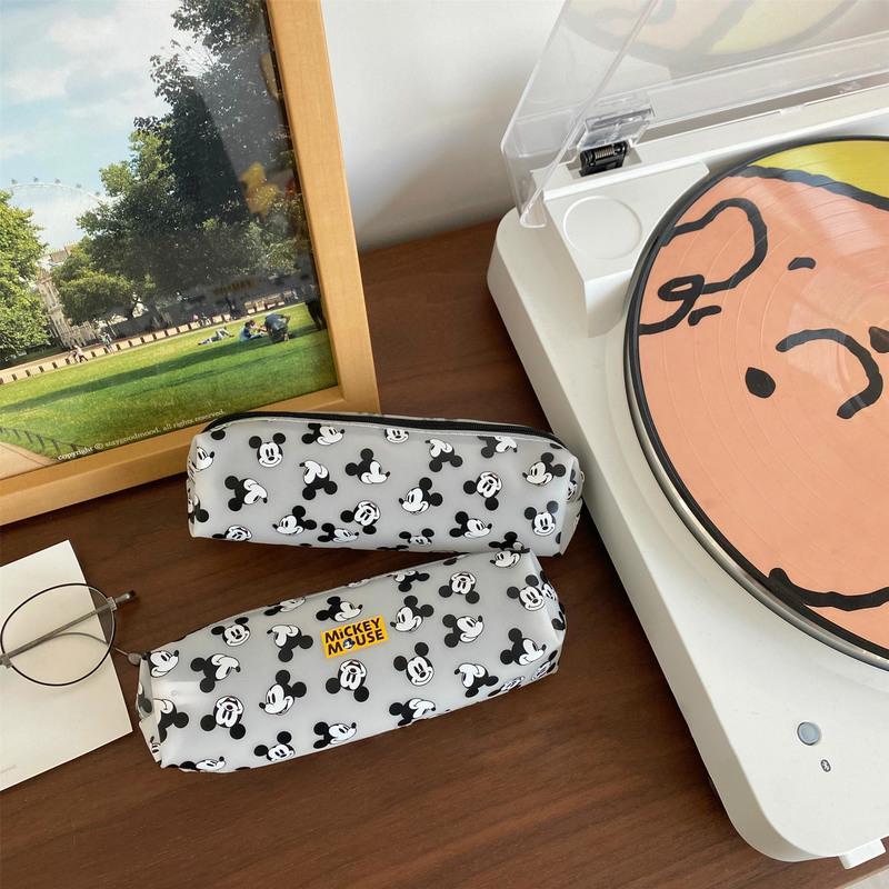 可爱米老鼠笔袋迪士尼米奇文具袋少女心学生韩版可爱卡通文具盒米奇