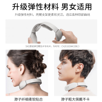 七夕节生日礼物SKG颈椎按摩器K3智能恒温脖子颈部按摩仪(浅灰色)