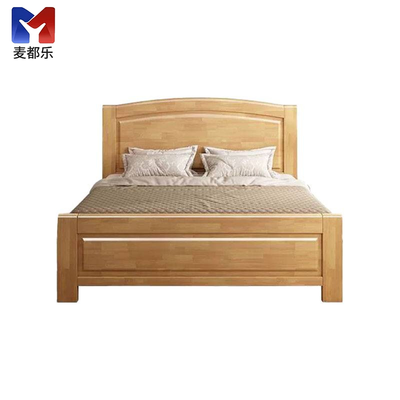 麦都乐 中式实木床 1200x2000mm 张高清大图