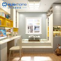 海尔Haier home衣柜定制推拉门全屋定制卧室整体衣柜定做H1午后时光3米地柜+3米台面+1米吊柜+10平全屋定制