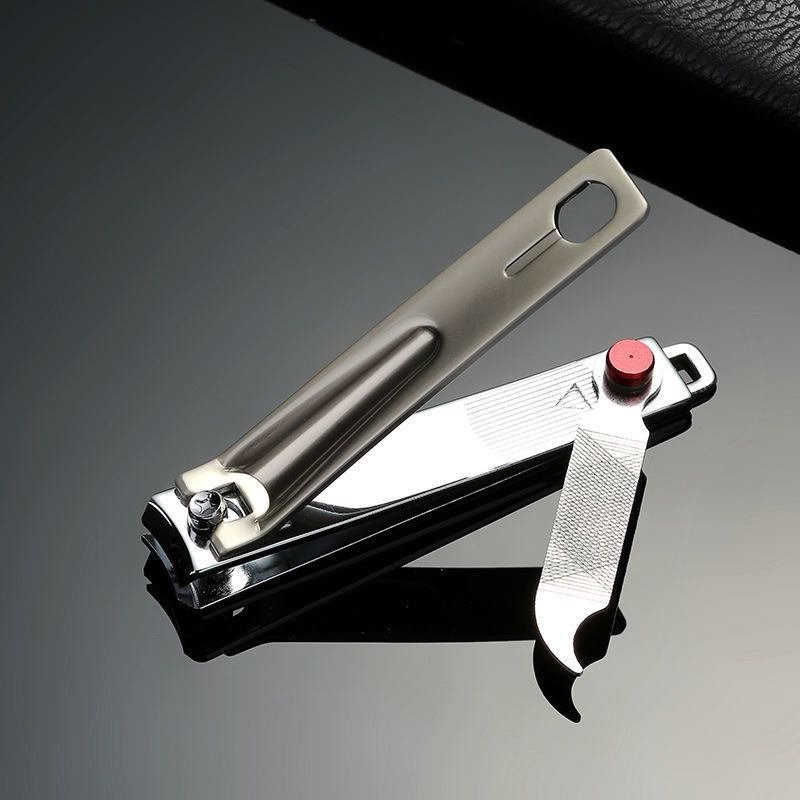 大号斜口平口指甲刀锋利不生锈家用成人修甲刀指甲剪