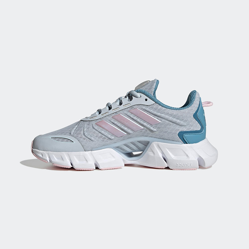 adidasclimacool舒适耐磨跑步鞋女款灰粉hp7719