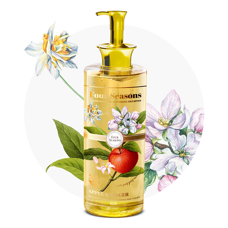 裕金源(FOUR SEASONS) 苹果与姜氨基酸滋养修护洗发露 520ml