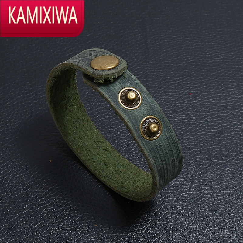KAMIXIWAins小众设计复古简约手链文艺范男士朋克运动手环学生配饰