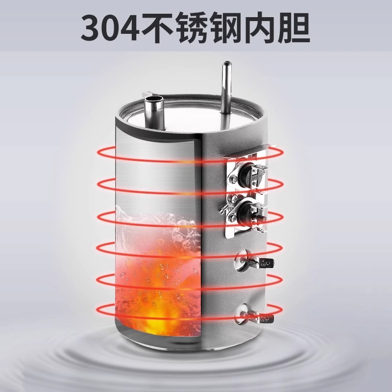 奥克斯(AUX)饮水机台式小型家用桌面宿舍全自动智能办公室_白色升级款冰温热