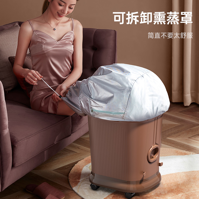 荣事达泡脚桶足浴盆全自动按摩泡脚盆恒温加热高深桶过膝洗脚盆送男女朋友父母老人礼物 [72CM高桶]1200W大功率高清大图