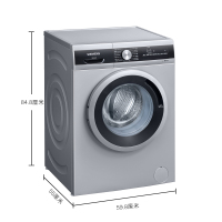 西门子（SIEMENS）8公斤 变频滚筒洗衣机 除菌洗护升级 90度高温筒自洁 节能降噪 WM12N2M81W