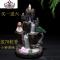 封后倒流香炉高山流水创意摆件节节高升檀香沉香茶道家用室内香薰炉 小桥流水
