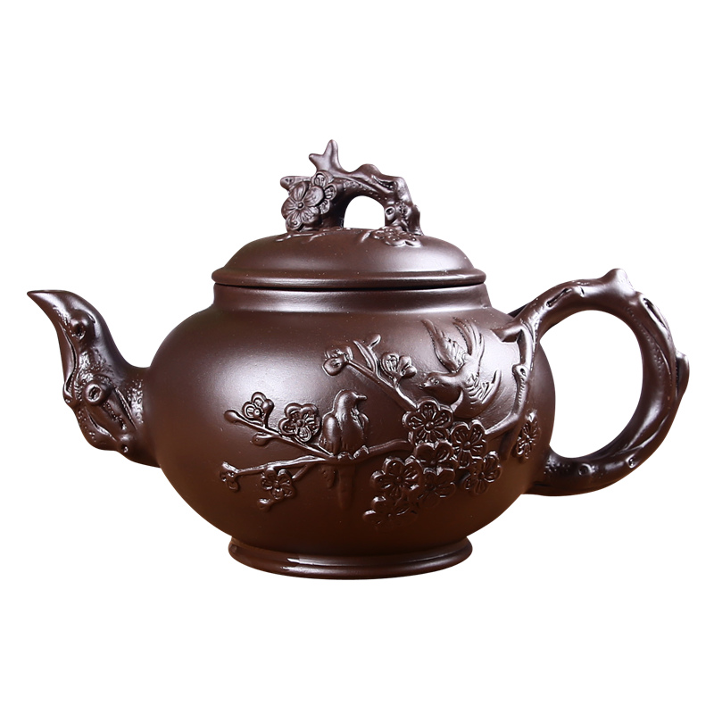 家柏饰(CORATED)紫砂壶大容量大号泡茶茶壶手工陶瓷单壶家用茶具花茶壶杯套装高清大图