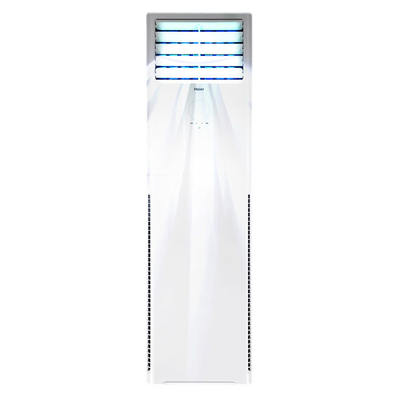 海尔(Haier) KFR-72LW/02XDD83 一价全包(包7米铜管)三级能效 方形大3匹变频冷暖立柜式空调