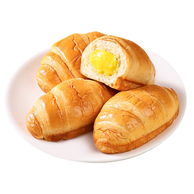 巧克力味6包+酸奶味6包+海盐芝士味6包 牛角爆浆整箱夹心面包可颂早餐糕点下午茶蛋糕便宜零食营养休闲高清大图