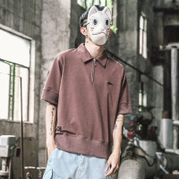 东京衣柜夏季新款男士翻领短袖T恤宽松青年polo衫半袖体恤潮上衣