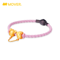 《奇萌泰迪》正版授权 Mover魔吻 奇萌泰迪暖心系列Qoobee宝宝硬金好运珠