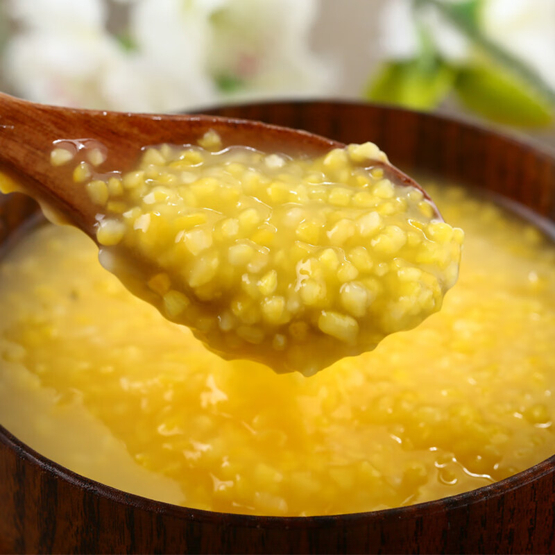 绿帝玉米糁色泽金黄大小均匀清香浓郁口感醇厚颗粒饱满470g高清大图