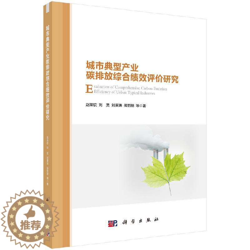 [醉染正版]城市典型产业碳排放综合绩效评价研究高清大图
