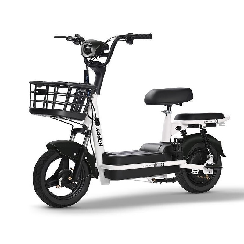 加州豹电动车cz3457小型电动自行车男女式代步电动车