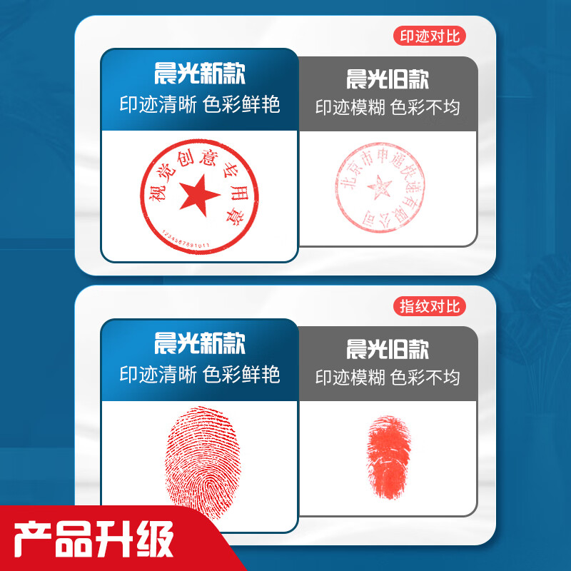 晨光(M&G)快干印台(透明方)红AYZ97513A高清大图