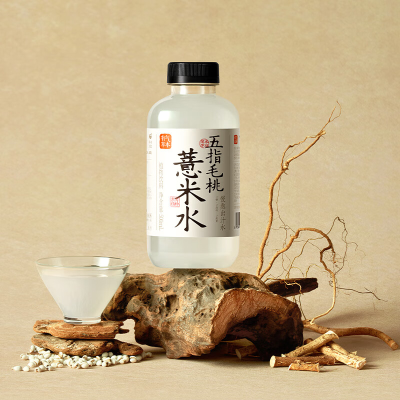 果汁熟了 五指毛桃薏米水植物饮料 500ml15瓶 箱高清大图