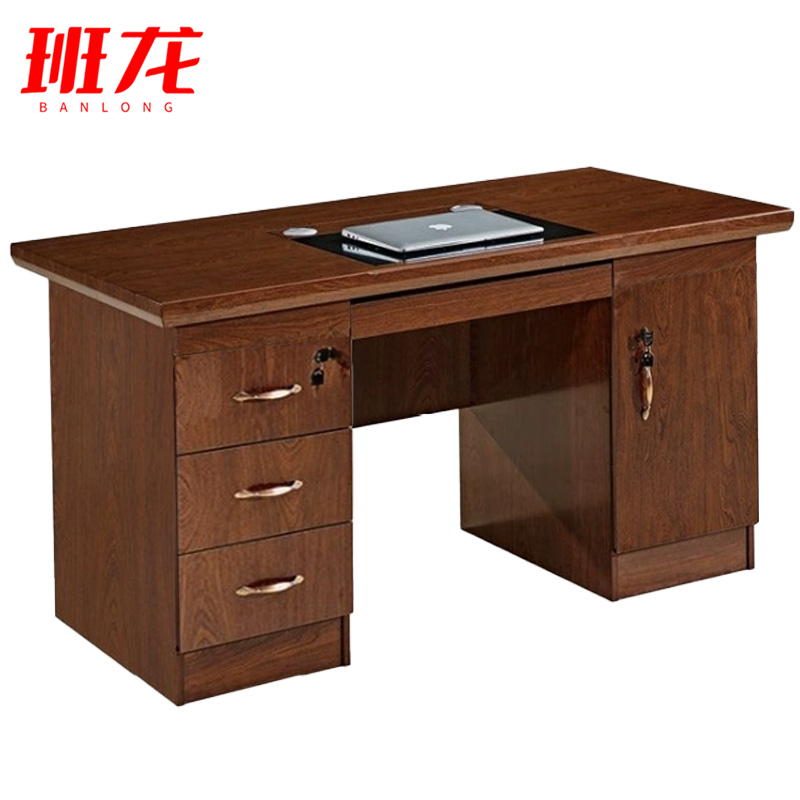 班龙单人电脑桌1.2*0.6m张高清大图