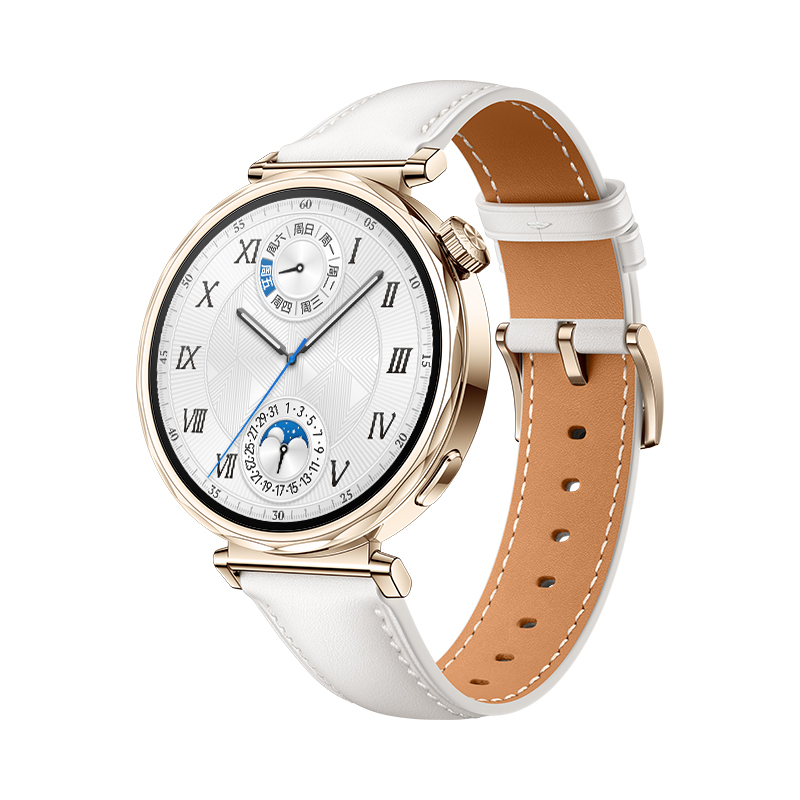 华为(HUAWEI)[新品]WATCH GT5珍珠白41mm华为智能手表情绪健康助手玄玑感知系统运动涂鸦睡眠监测GT4升级