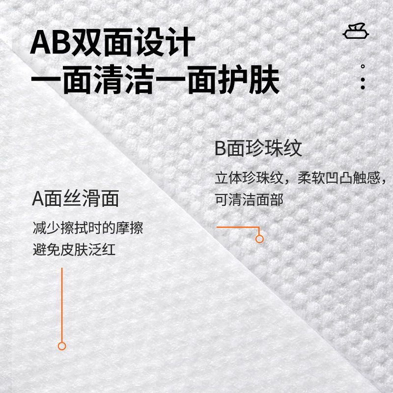 植物主义珍珠纹一次性洗脸巾抽取式卷筒式加厚棉柔巾洗脸棉柔巾 1包[平纹12*20]20片