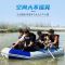 启功救生橡皮艇 含挂桨机 加厚硬底耐磨 可乘坐4人