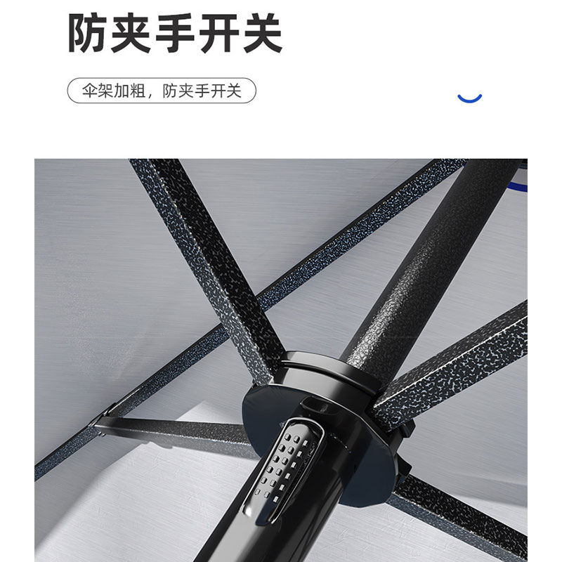 豫众诺 户外遮阳伞 2.5*2.5m 把高清大图