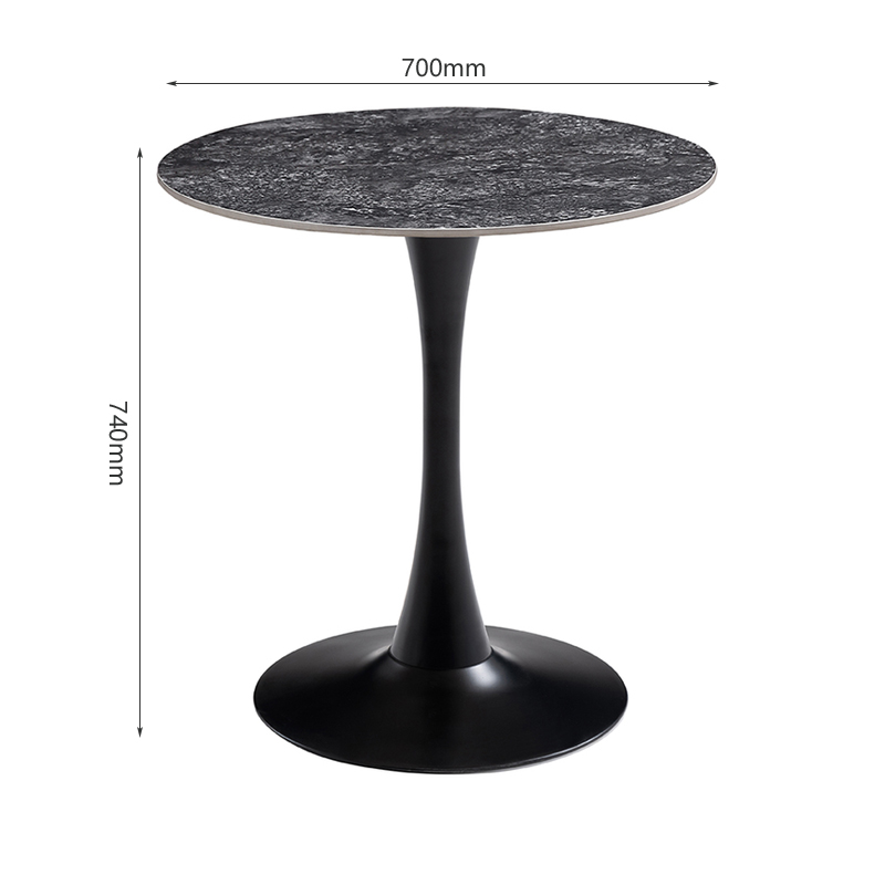 中豫鑫泽ZYXZ-VC4120117 圆桌餐桌小户型家用桌简约接待洽谈桌 1桌4椅高清大图