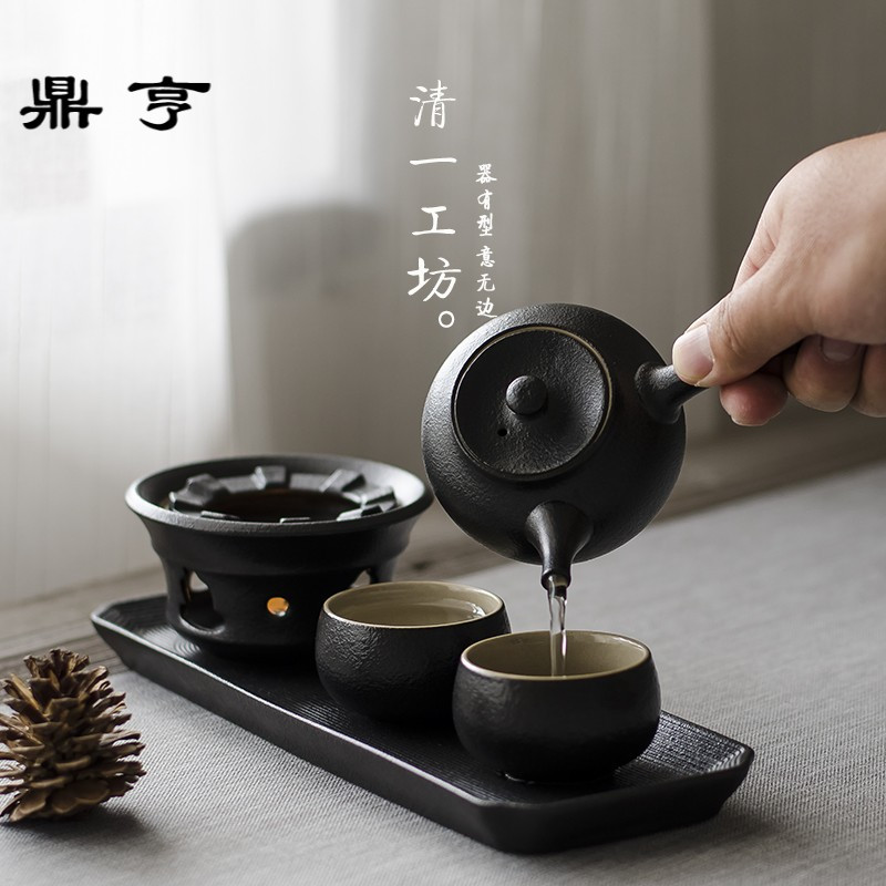鼎亨清一丨日式陶瓷枯山水和风酒器 家用清酒酒具套装 黄酒温酒煮