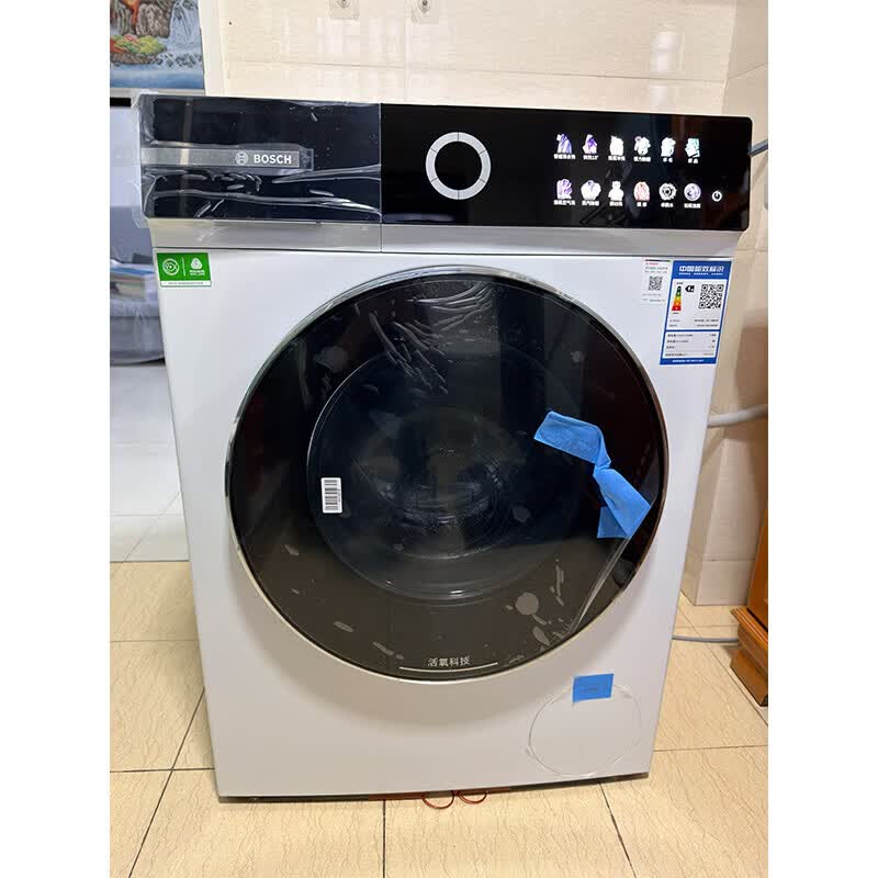 博世 XQG100-WGM754D00W 摩德纳6系智投活氧除菌家用全自动滚筒洗衣机 滚筒单洗高清大图