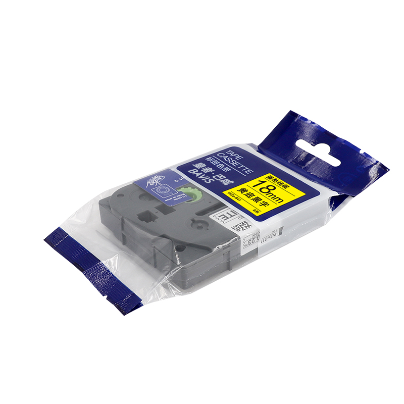 皇者.巴威 标签色带 兄弟 PT-E550W 18mm黄底 个高清大图