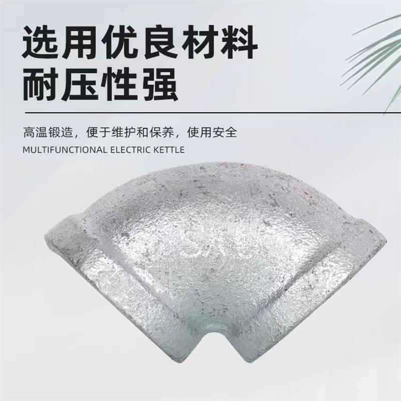 伟鹏双兴 镀锌丝扣弯头内丝角弯 DN65[2.5寸]45度 个高清大图