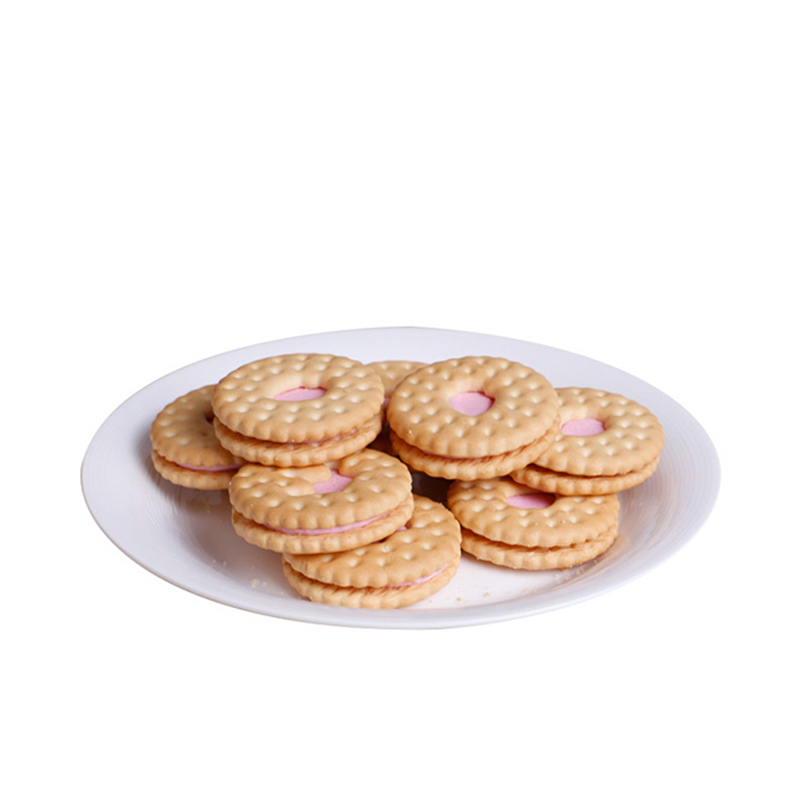 王子 夹心饼干（草莓味）120g/袋 休闲零食饼干 亿滋出品
