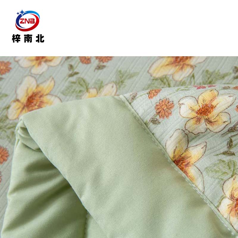 梓南北 抑菌印花夏被空调被 200*230cm 条高清大图
