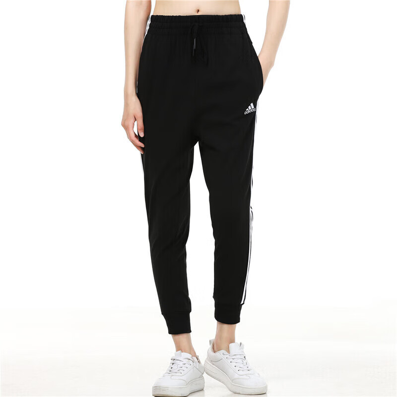 训练健身运动裤小脚收口透气针主要参数品牌:阿迪达斯(adidas)产地