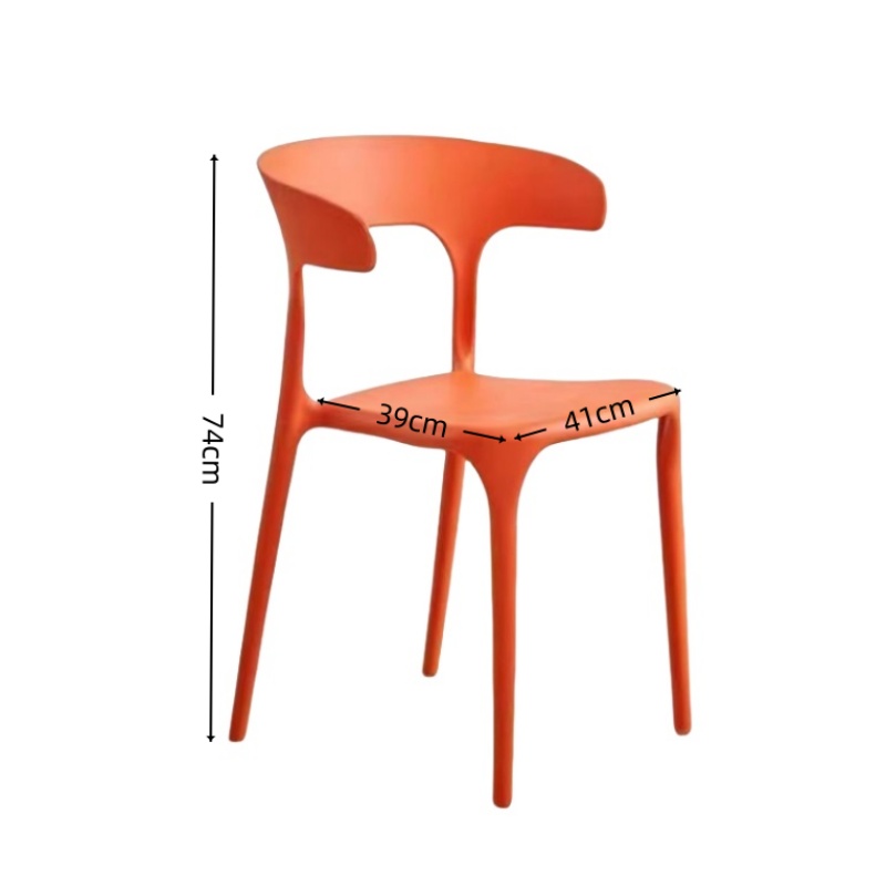 攸形塑料椅41*39*74cm把高清大图