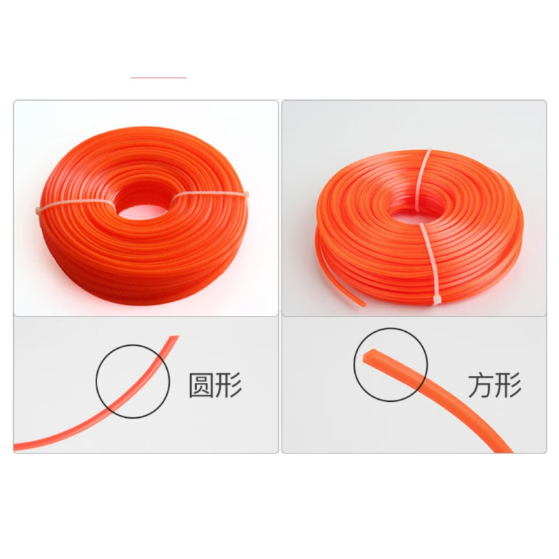 力易得 打草绳 2.4mm圆形 单位:卷