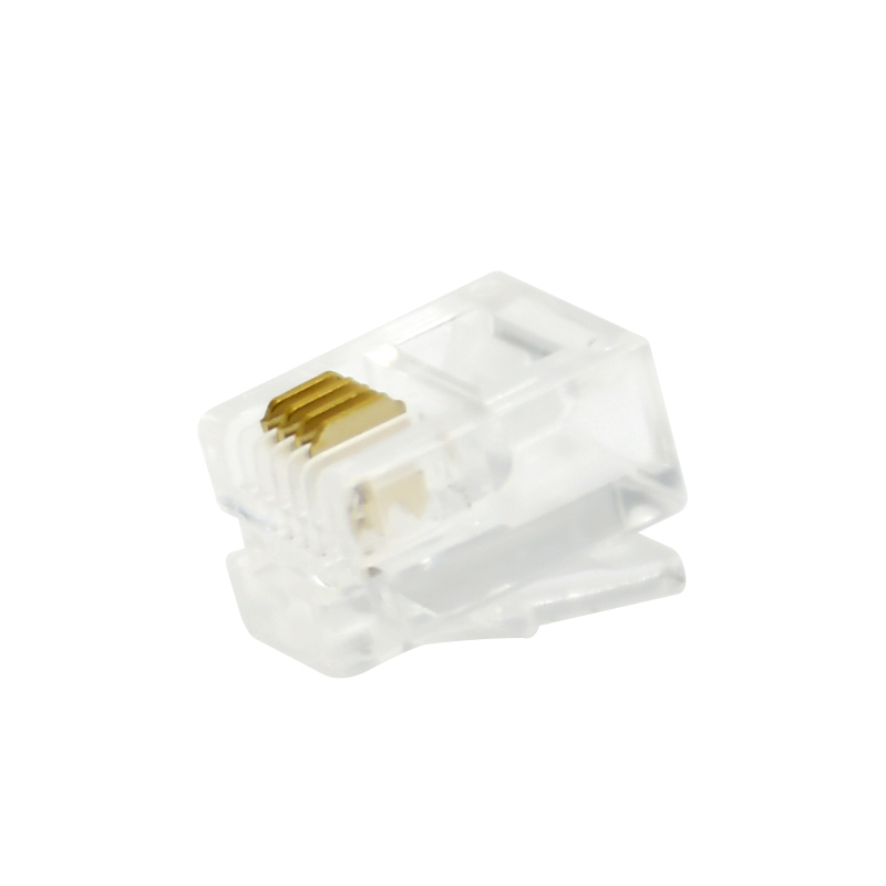 酷比客(L-CUBIC) LCLNC3PLUG64 6P4C四芯RJ11电话水晶头 100颗